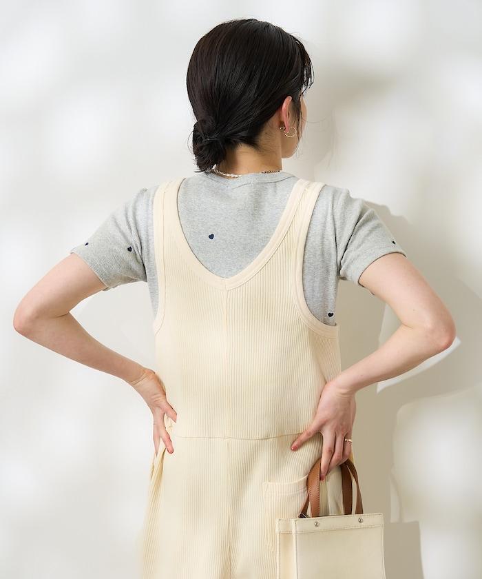 粉末漂白 軍裝風連體工裝褲