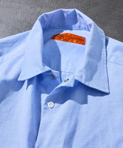 聯名 牛津布 寬鬆短袖襯衫