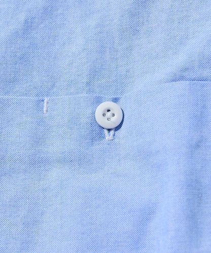 聯名 牛津布 寬鬆短袖襯衫