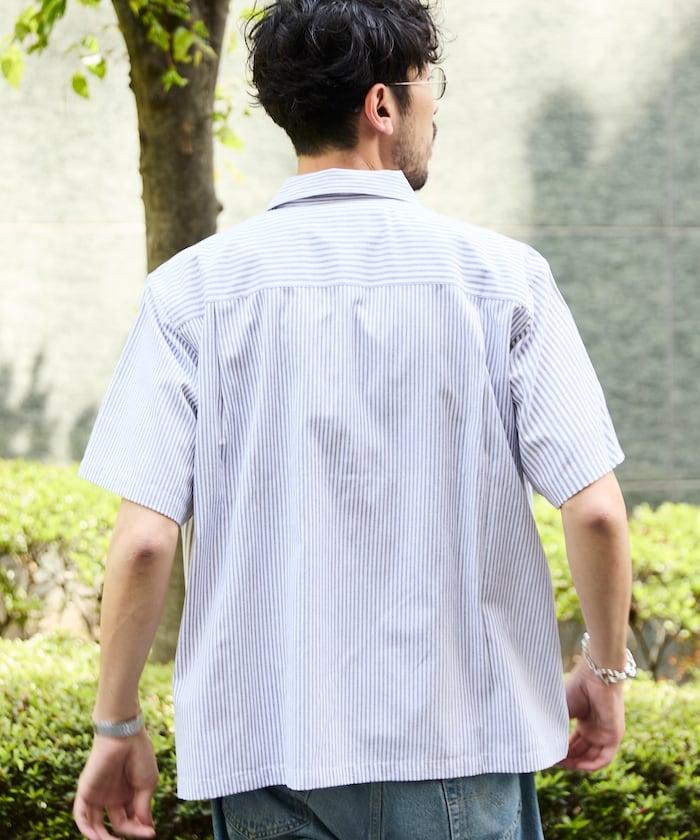 聯名 牛津布 寬鬆短袖襯衫