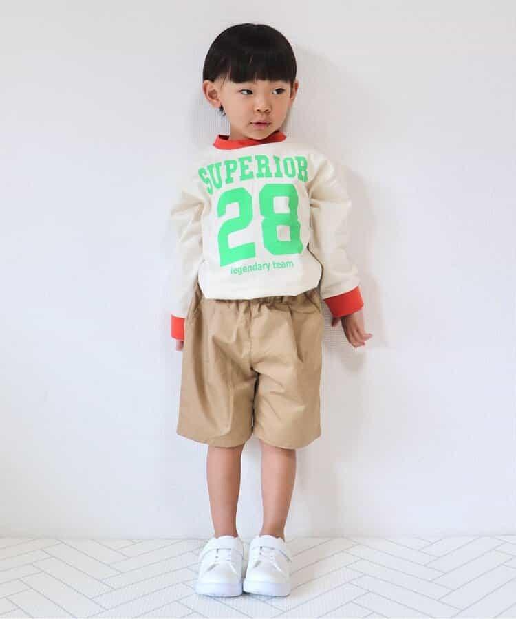 多色印花長袖T恤