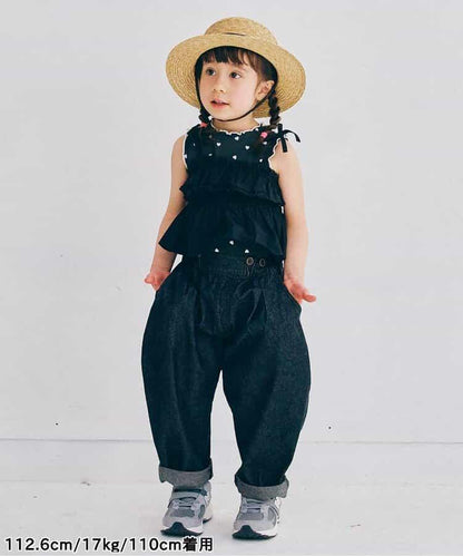 荷葉邊背心＆上衣套裝