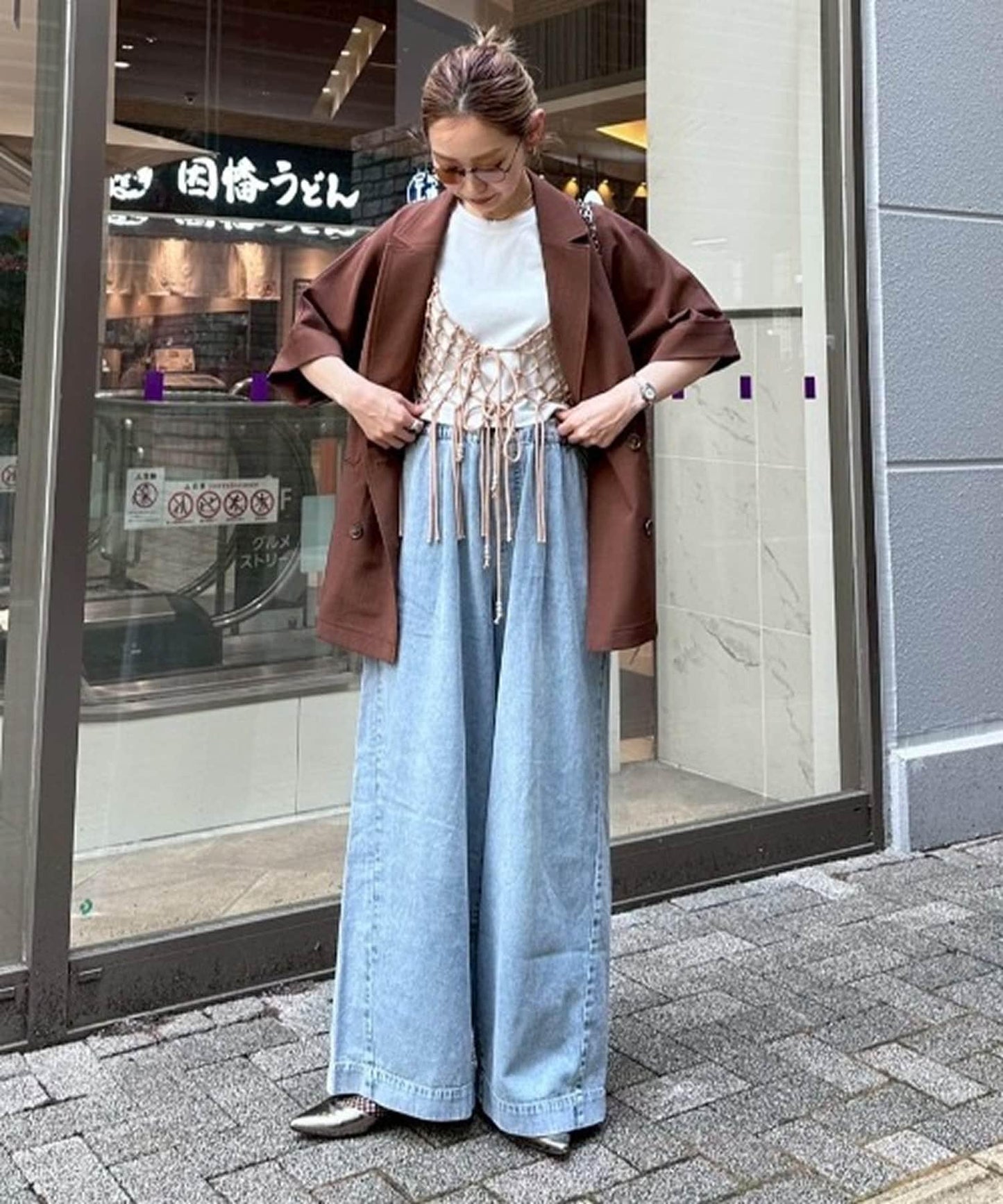 柔軟寬鬆牛仔褲