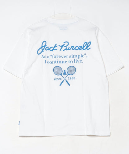 【Jack Purcell】針織天竺 印花背面圖案 T恤