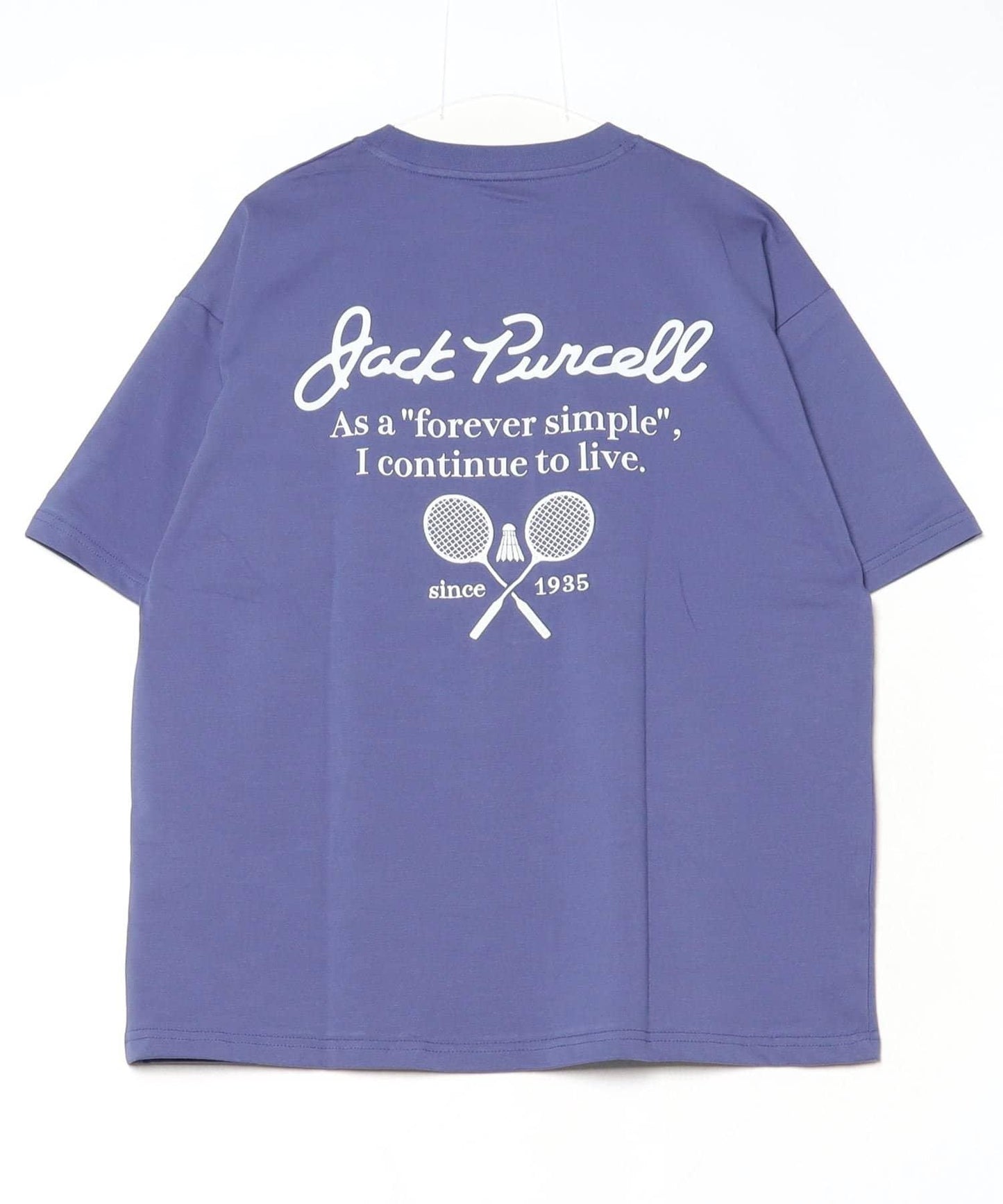 【Jack Purcell】針織天竺 印花背面圖案 T恤
