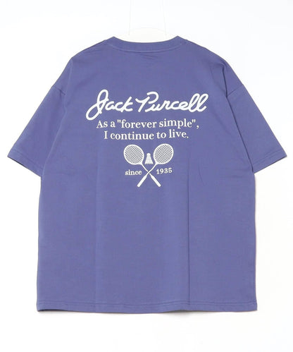 【Jack Purcell】針織天竺 印花背面圖案 T恤