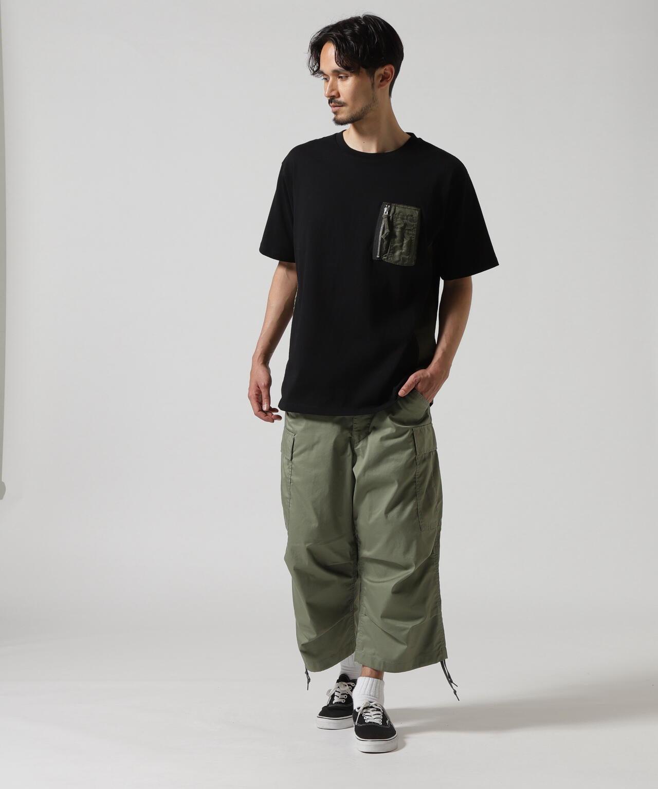 《&DEPOT限定》MA-1口袋T恤