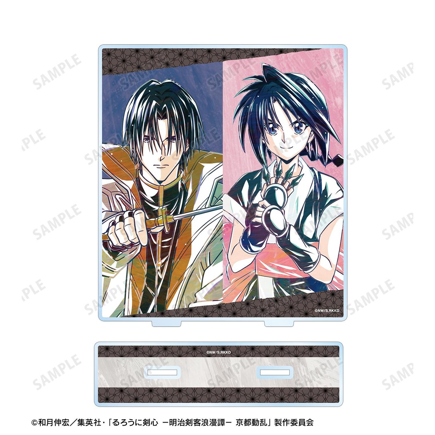 《浪客劍心》-明治劍客浪漫譚- 京都動亂_四之森蒼紫&卷町 操 Ani-Art 第2彈 BIG亞克力支架