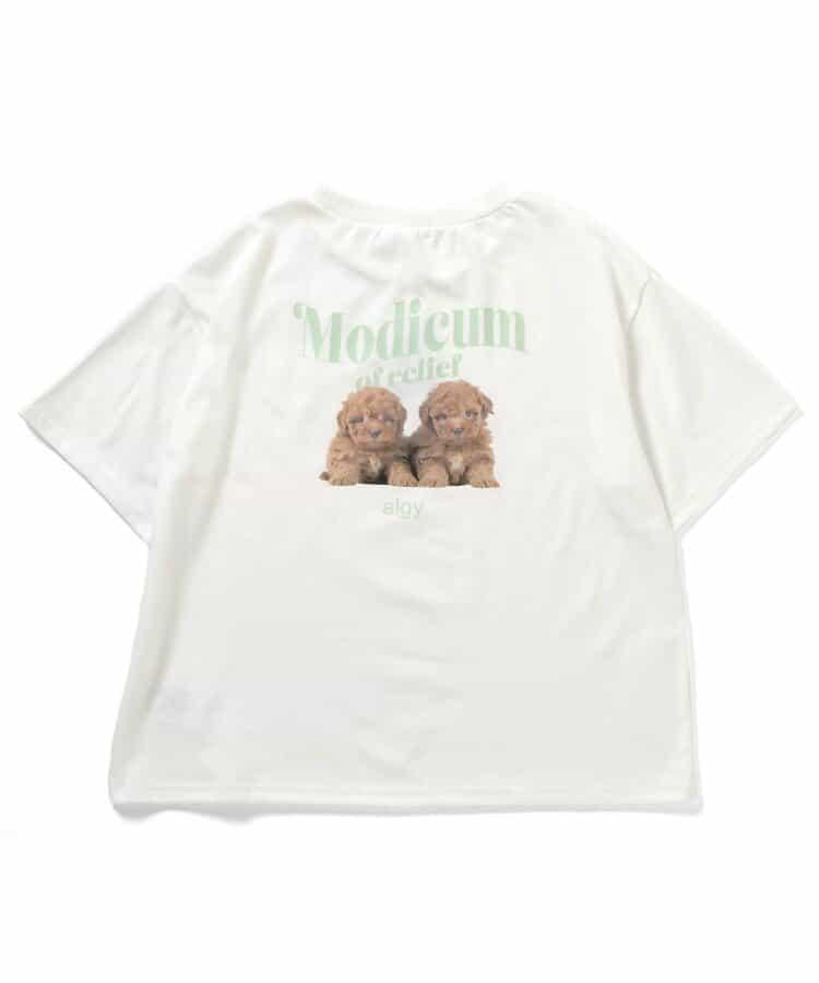 狗牙紋印花T-shirt