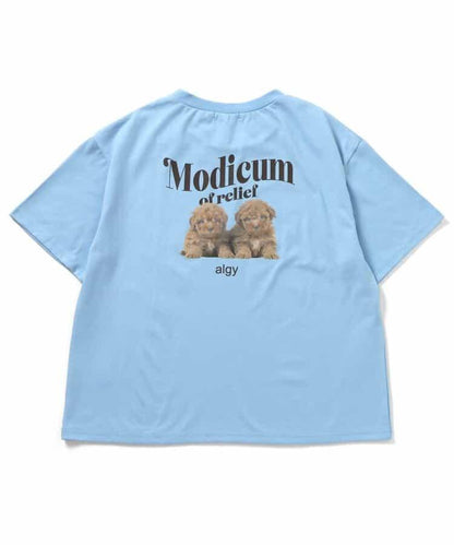 狗牙紋印花T-shirt