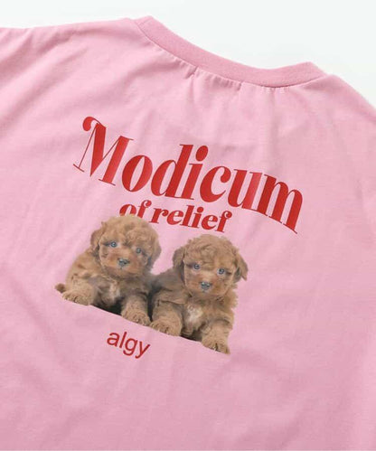 狗牙紋印花T-shirt