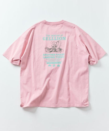 GELLLION/格里昂 舒適版後背印花圓領T恤/GEL UFO
