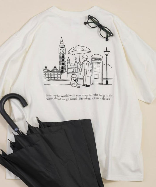 tombonia  London 旅行 短袖T恤