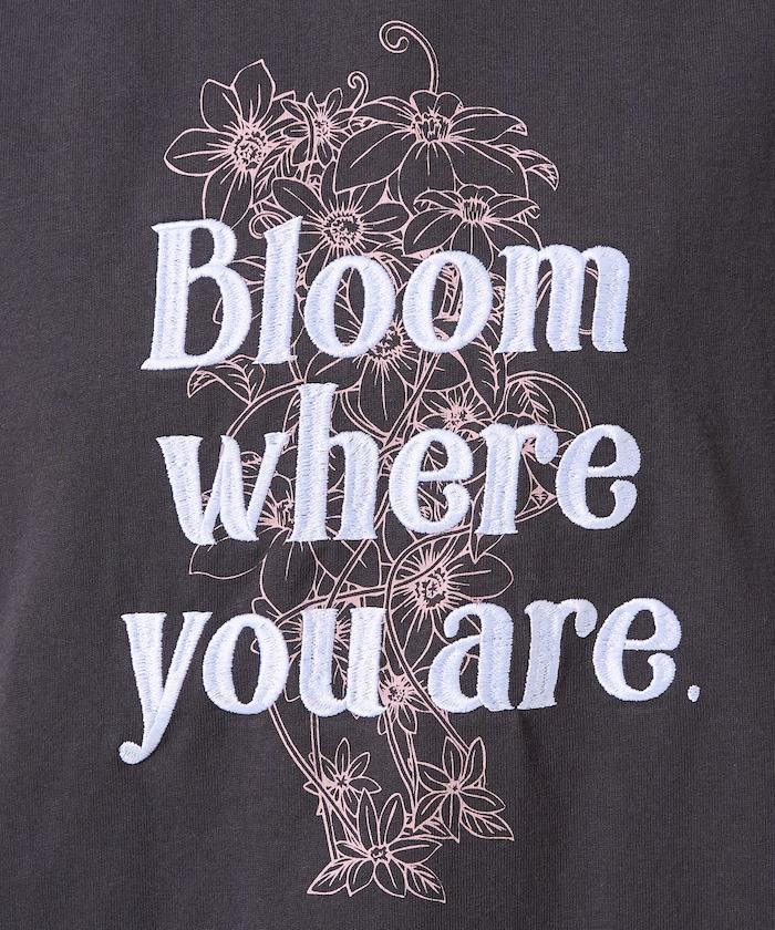 花印花×綻放 刺繡 短袖 T恤【限定推出】