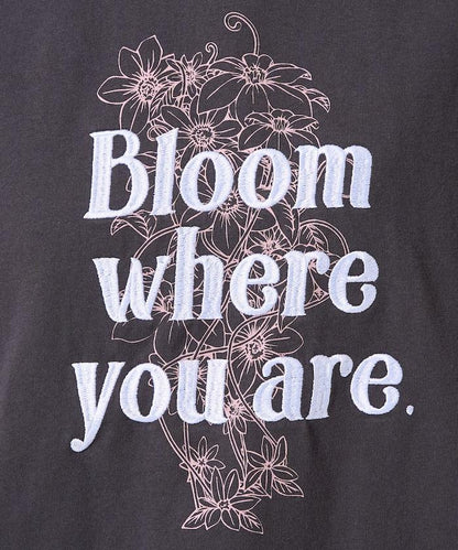 花印花×綻放 刺繡 短袖 T恤【限定推出】