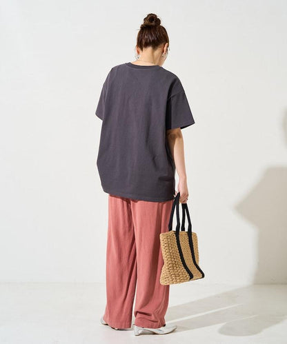 花印花×綻放 刺繡 短袖 T恤【限定推出】