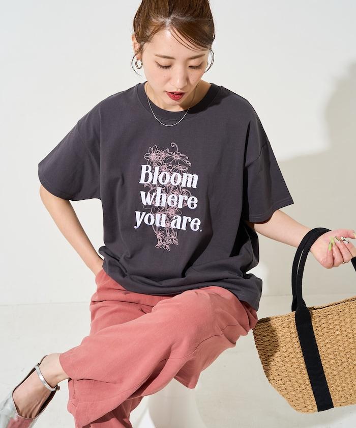 花印花×綻放 刺繡 短袖 T恤【限定推出】