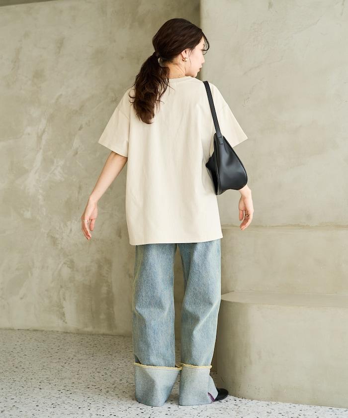 花印花×綻放 刺繡 短袖 T恤【限定推出】