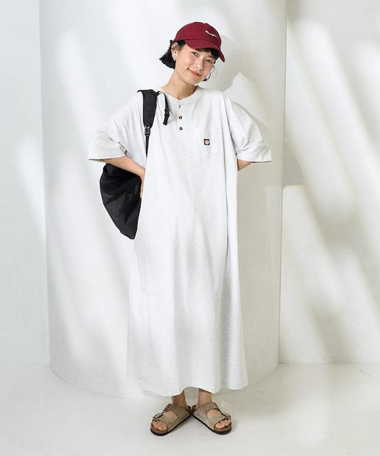 聯名 亨利領連衣裙