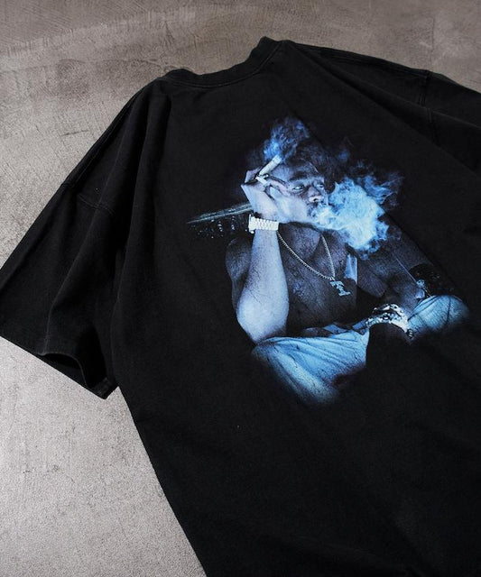 2pac 後背印花 圓領 T恤 短袖