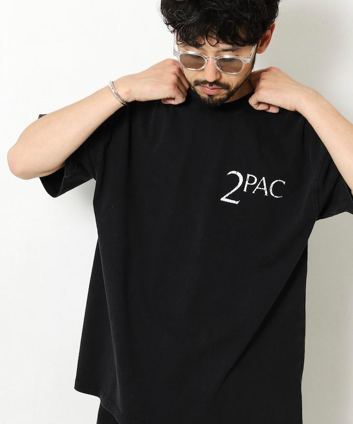 2pac 後背印花 圓領 T恤 短袖