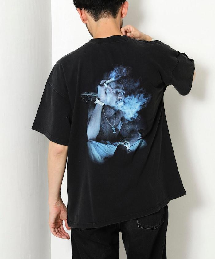 2pac 後背印花 圓領 T恤 短袖