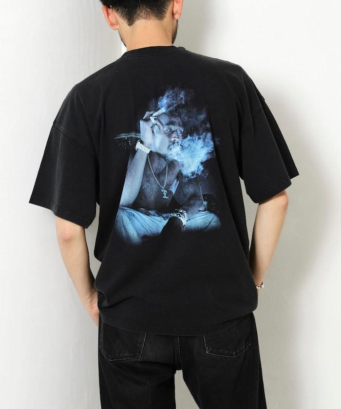 2pac 後背印花 圓領 T恤 短袖