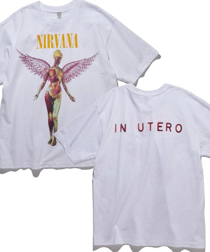 NIRVANA IN UTERO 圓領短袖T恤