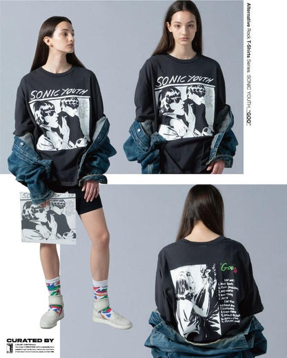 SONIC YOUTH GOO 圓領樂隊T恤