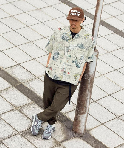 夏季針織寬鬆修身編織休閒長褲