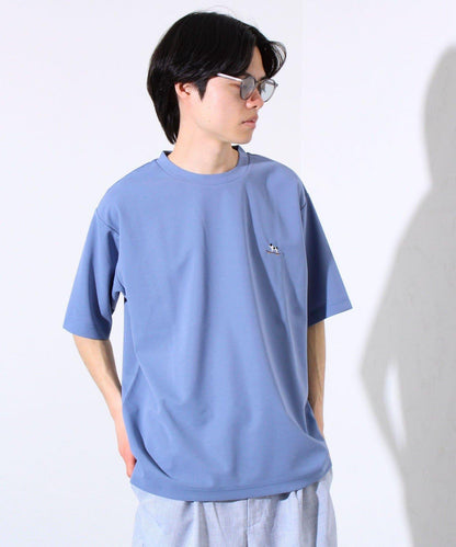 【GLOSTER/格洛斯特】法國鬥牛犬刺繡 雪紡T恤