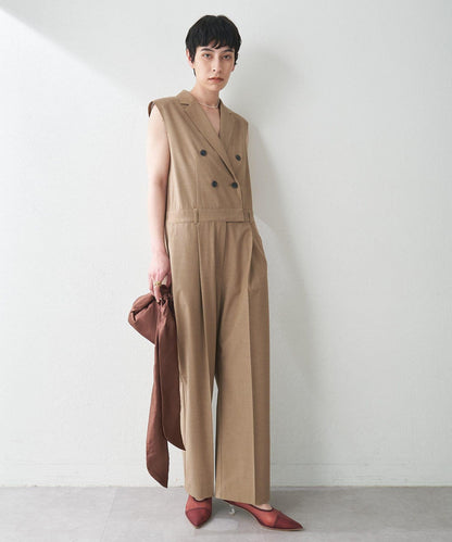 ＜網紅合作＞【THE PAUSE】領無袖連體褲服