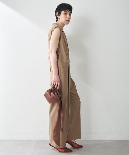 ＜網紅合作＞【THE PAUSE】領無袖連體褲服