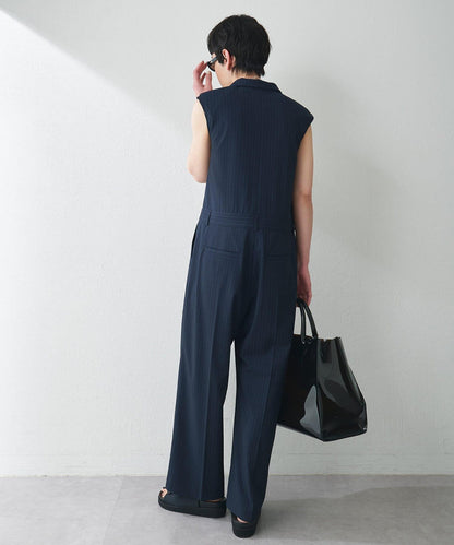 ＜網紅合作＞【THE PAUSE】領無袖連體褲服