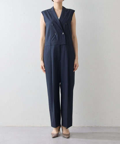 ＜網紅合作＞【THE PAUSE】領無袖連體褲服