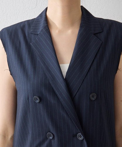 ＜網紅合作＞【THE PAUSE】領無袖連體褲服