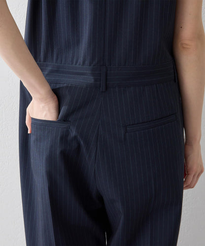 ＜網紅合作＞【THE PAUSE】領無袖連體褲服