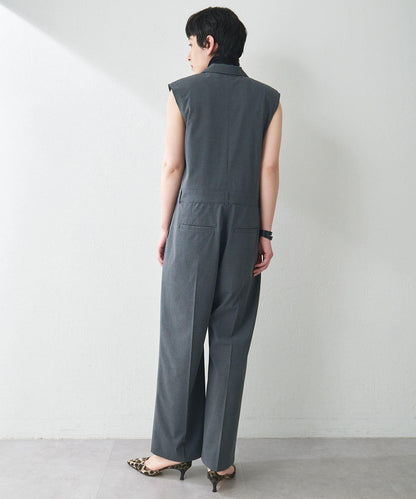 ＜網紅合作＞【THE PAUSE】領無袖連體褲服