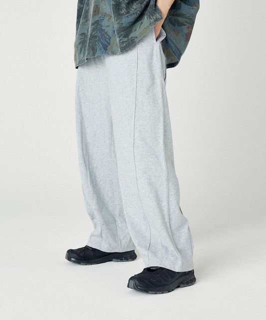 接觸冷感 曲線剪裁 粘合 寬鬆運動褲