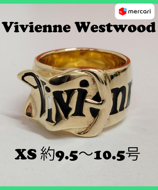 【新品・訳あり】Vivienne Westwood 指輪 SR001/G XS (新品、未使用)