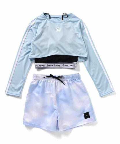 坦塔克防曬泳衣套裝4件裝_a