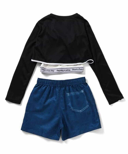 坦塔克防曬泳衣套裝4件裝_a