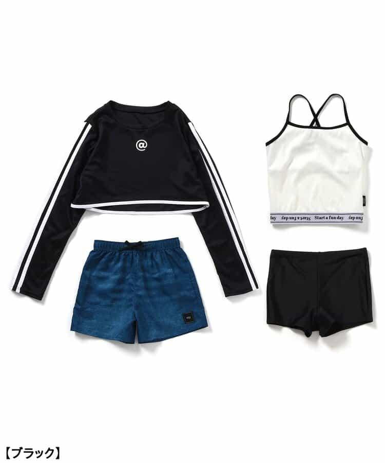 坦塔克防曬泳衣套裝4件裝_a