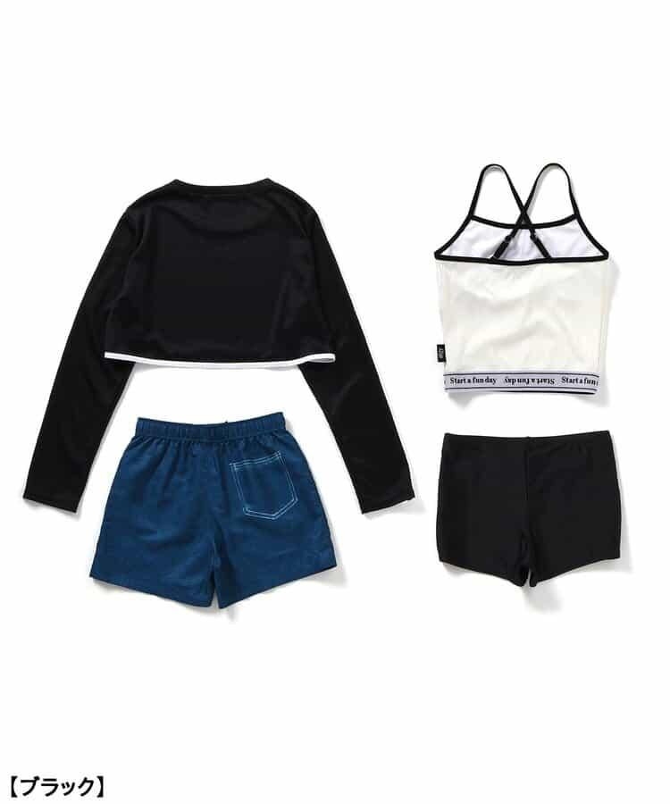 坦塔克防曬泳衣套裝4件裝_a