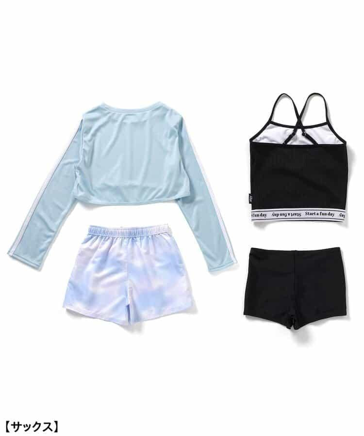 坦塔克防曬泳衣套裝4件裝_a