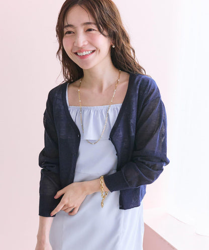 【百搭利器】亞麻混紡短款開衫