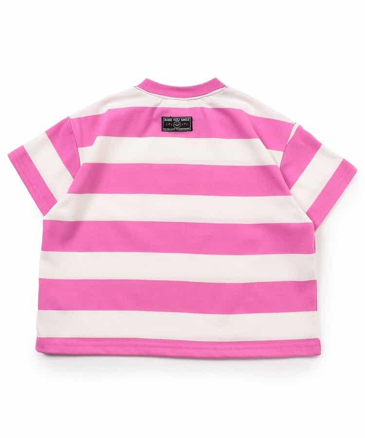 霓虹色條紋T恤