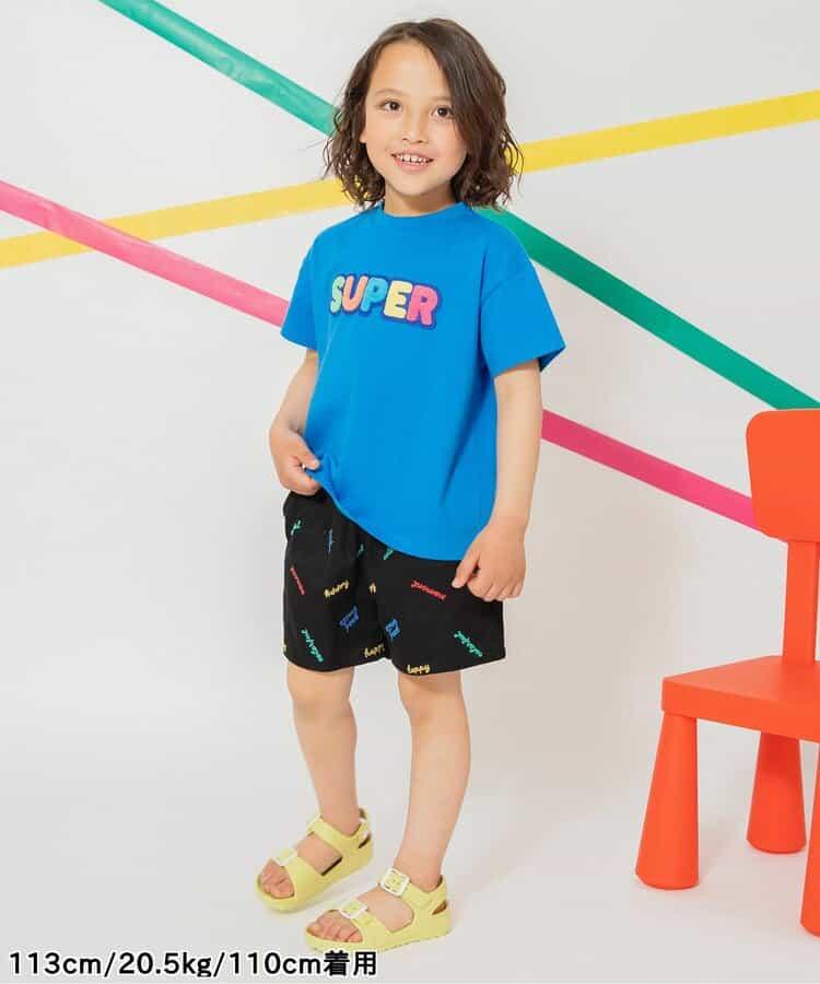 【連衣裙】Logo圖案刺繡T恤