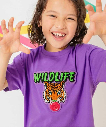 【連衣裙】Logo圖案刺繡T恤