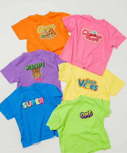 【連衣裙】Logo圖案刺繡T恤